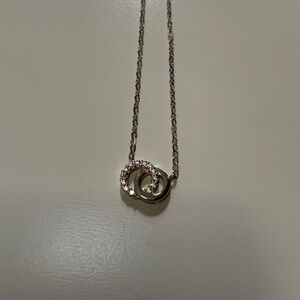 NWOT Silver Dainty Loop Necklace